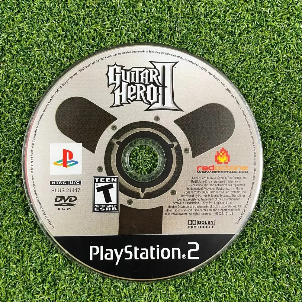 Guitar Hero II (Sony PlayStation 2, 2006) Disc Only